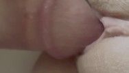 Lewd british milf sucks 10-pounder and receive unfathomable creampie super close up